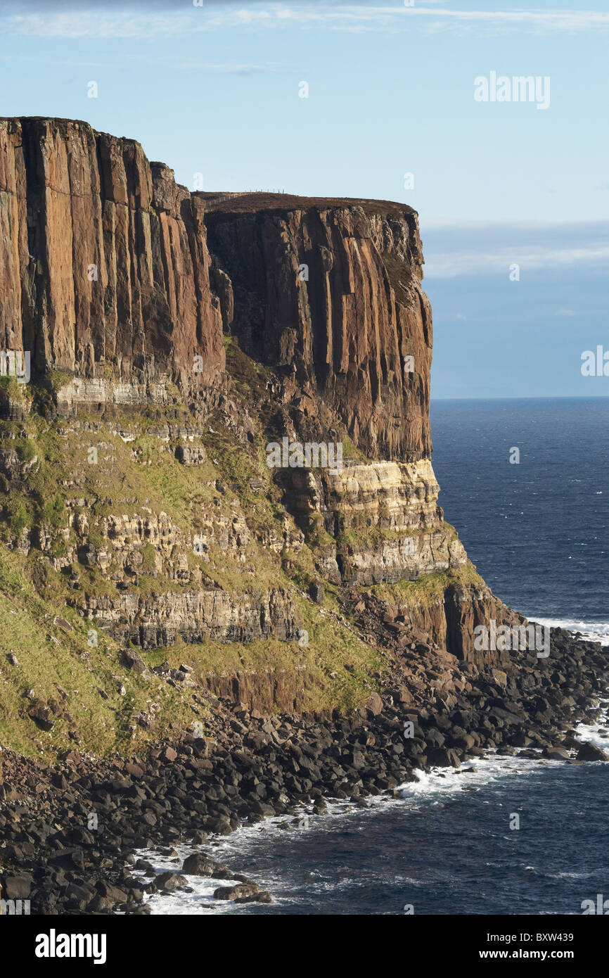 Kilt Rock Sea Cliffs, Ellishadder, near Staffin, Trotternish Peninsula ...