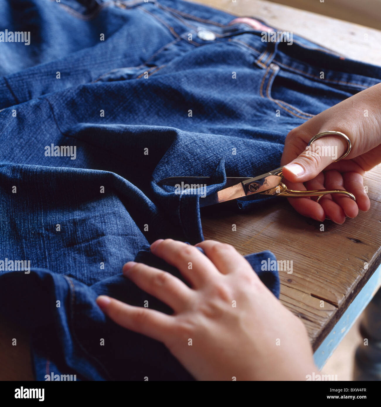 Scissors to cut jeans sales