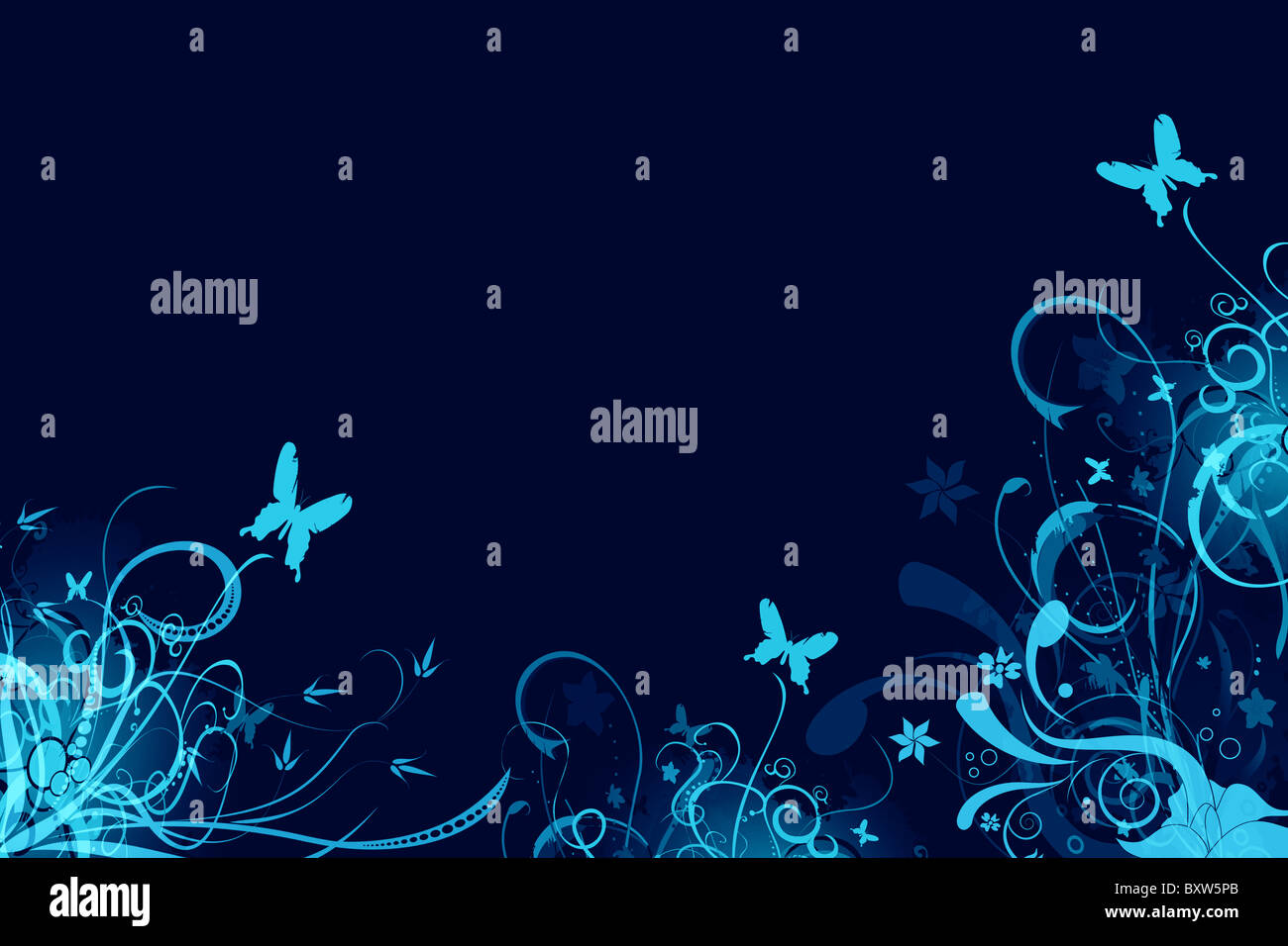 Beautiful and colorful abstract floral background Stock Photo - Alamy