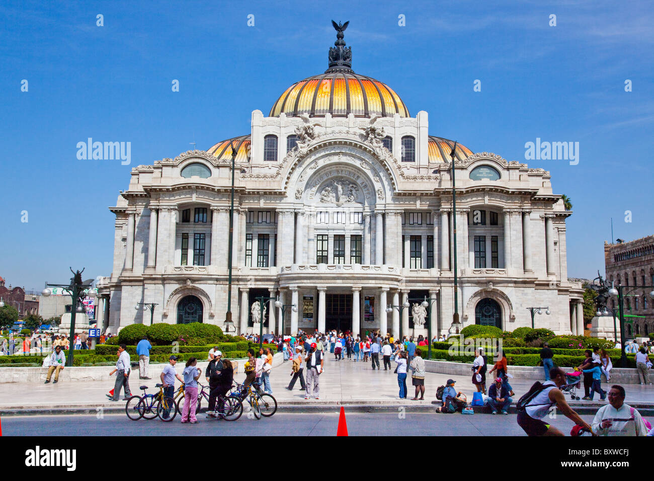 Palacio de Bellas Artes or the Palace of Fine Arts, Mexico City, Mexico Stock Photo