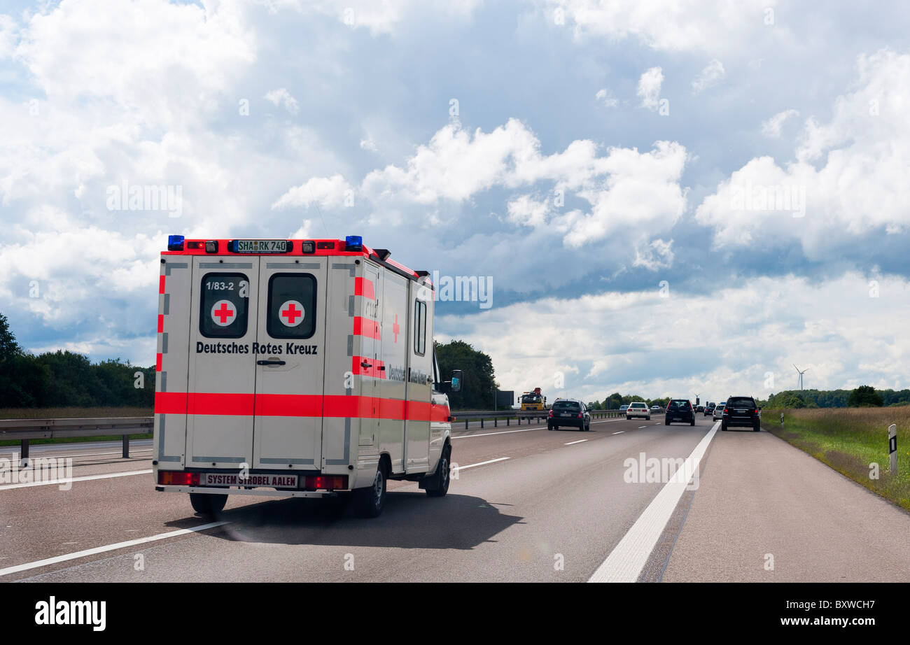 Deutsches rotes kreuz ambulance hi-res stock photography and