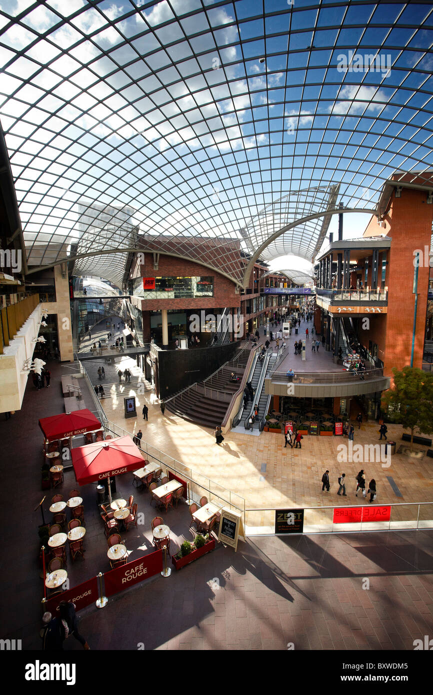 Cabot Circus Shopping Centre with Christmas Decorations Stock Photo Alamy