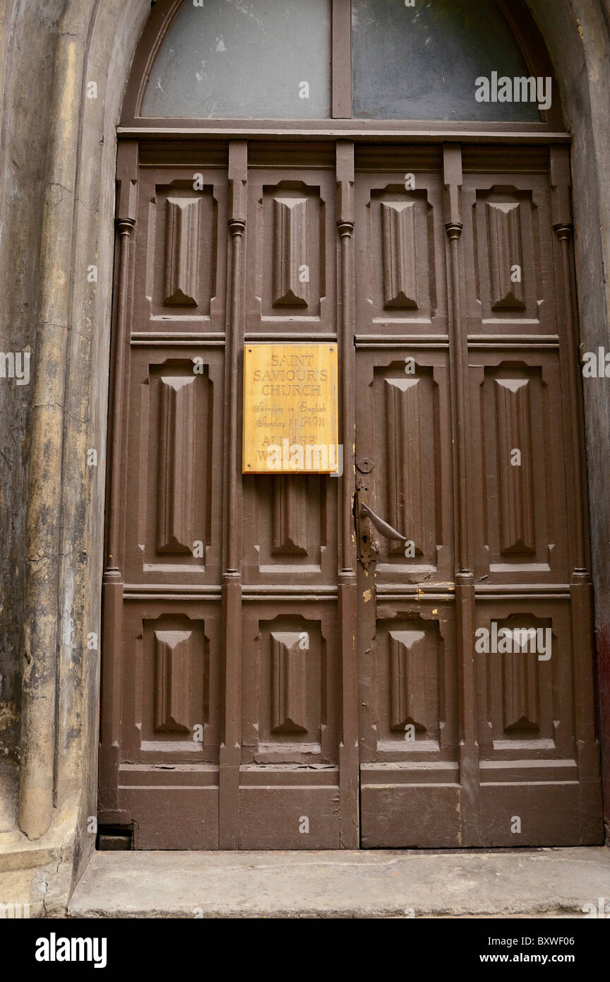 The Old Doors Into St Saviour S Church Originally Built In