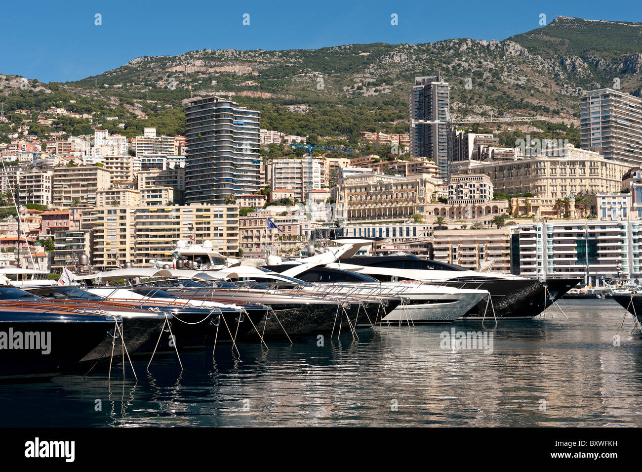Port De Monaco Monte Carlo Stock Photo