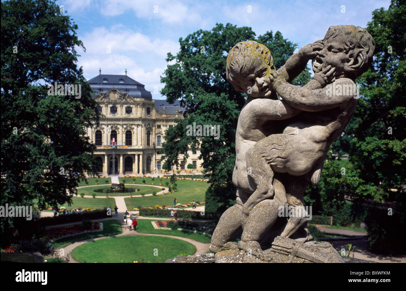 Residence of Würzburg, Germany, World-Heritage Stock Photo