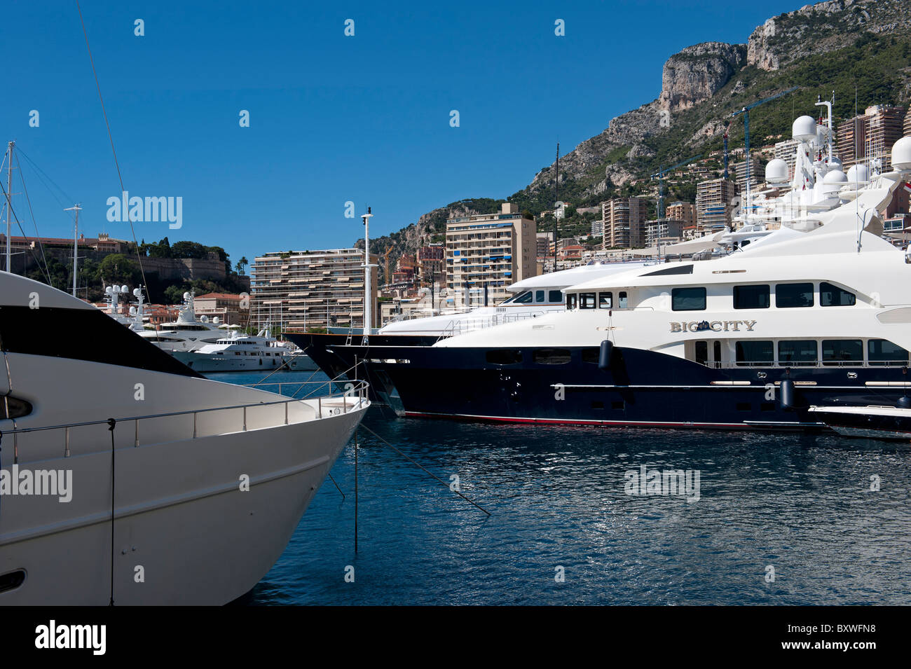Port De Monaco Monte Carlo Stock Photo