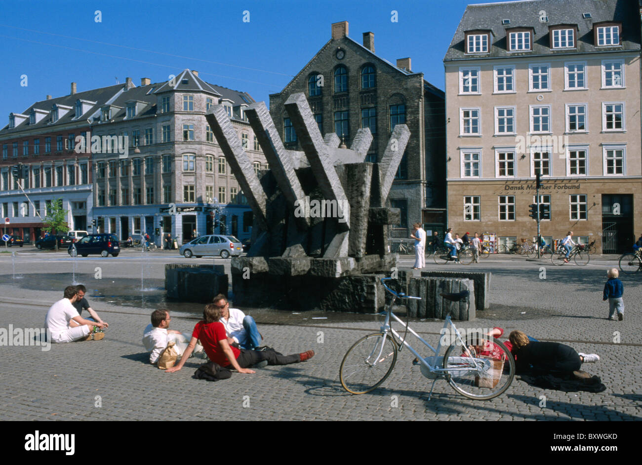 Sankt Hans Torv, Copenhagen, Denmark Stock Photo