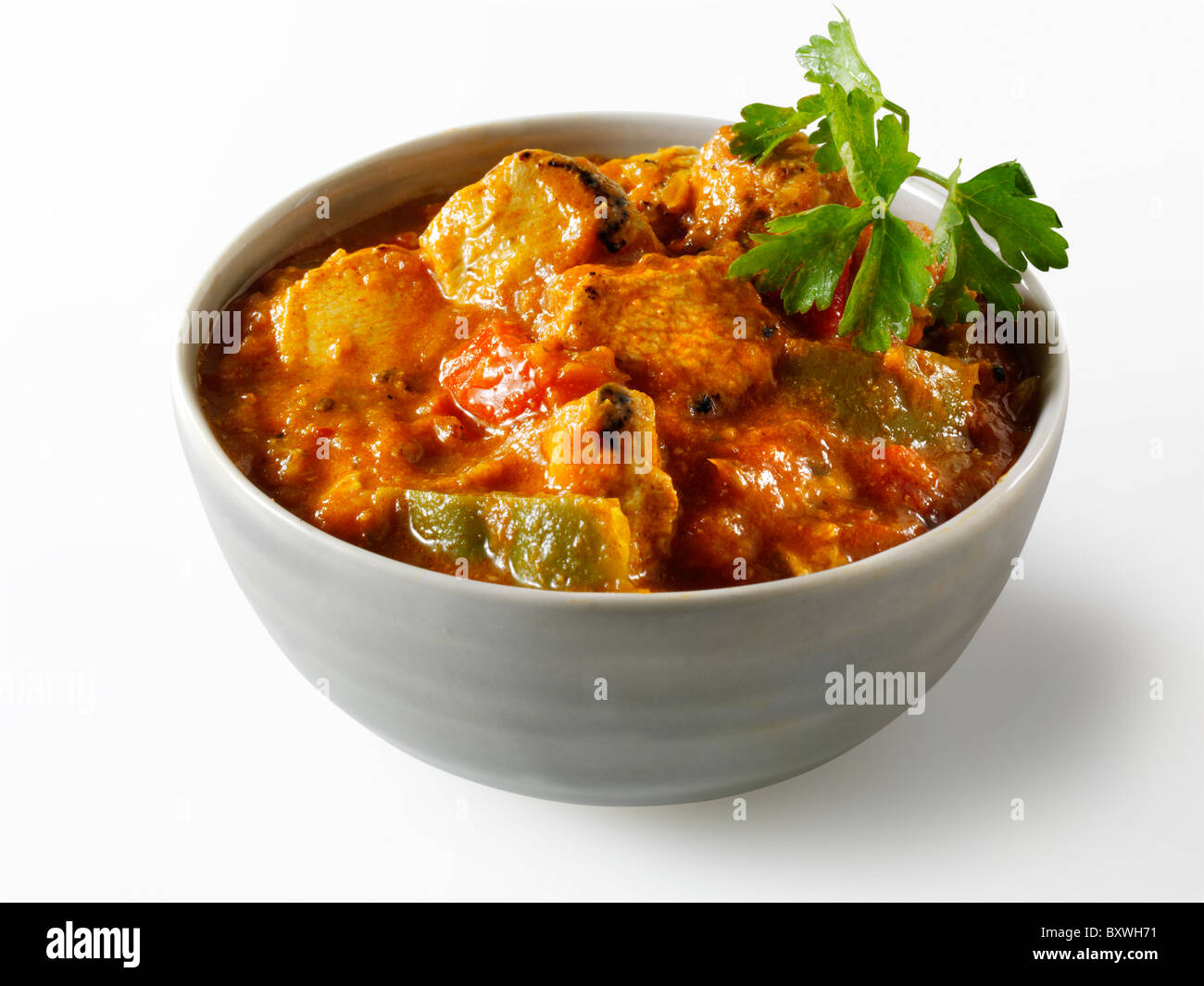 Chicken Balti curry Indian recipe Stock Photo Alamy