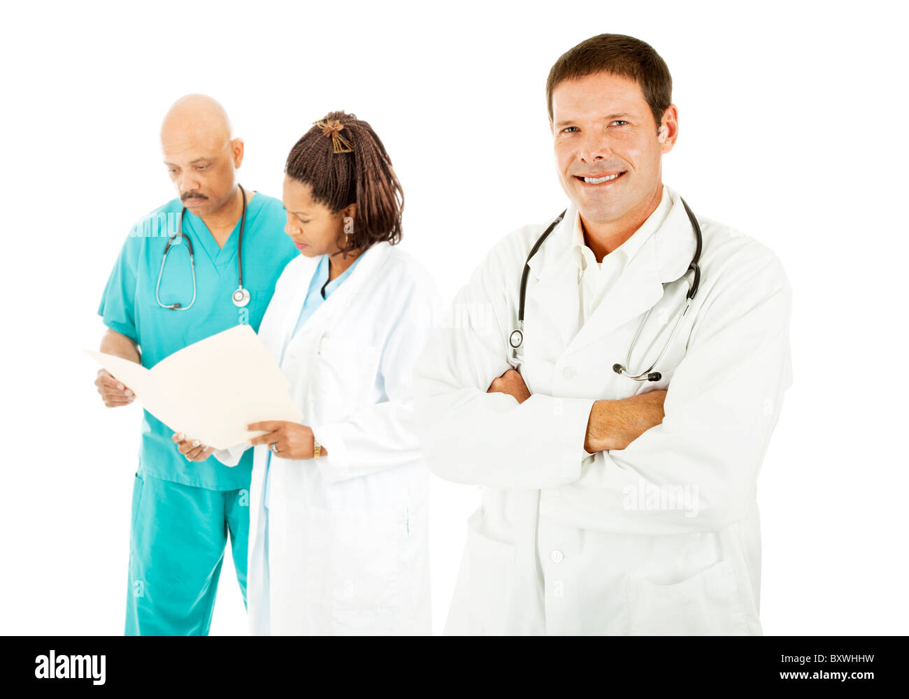 Team female medical science hi-res stock photography and images - Alamy