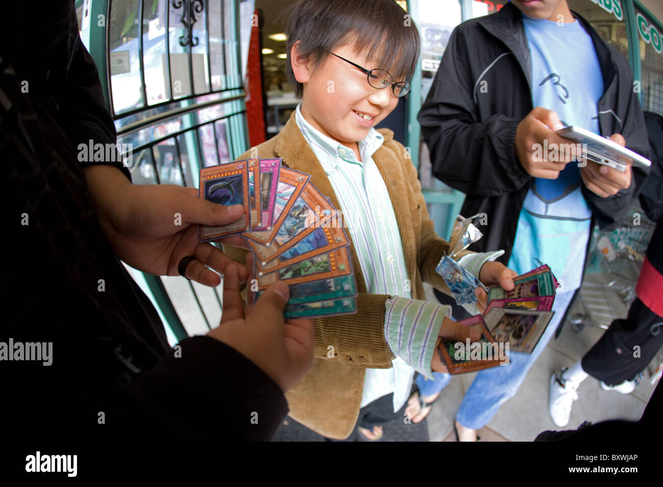 Yugioh cards hi-res stock photography and images - Alamy