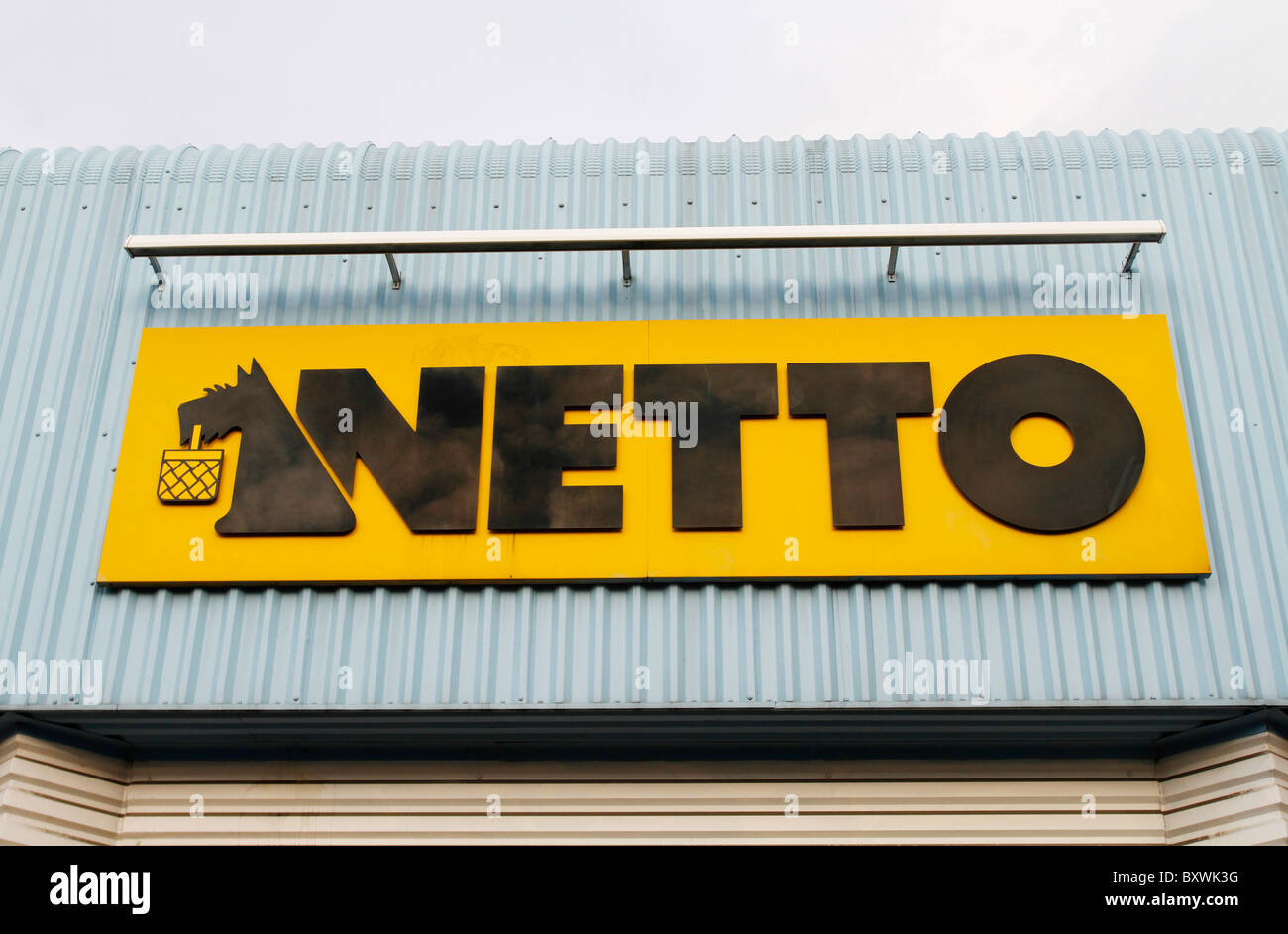 Netto sign Stock Photo