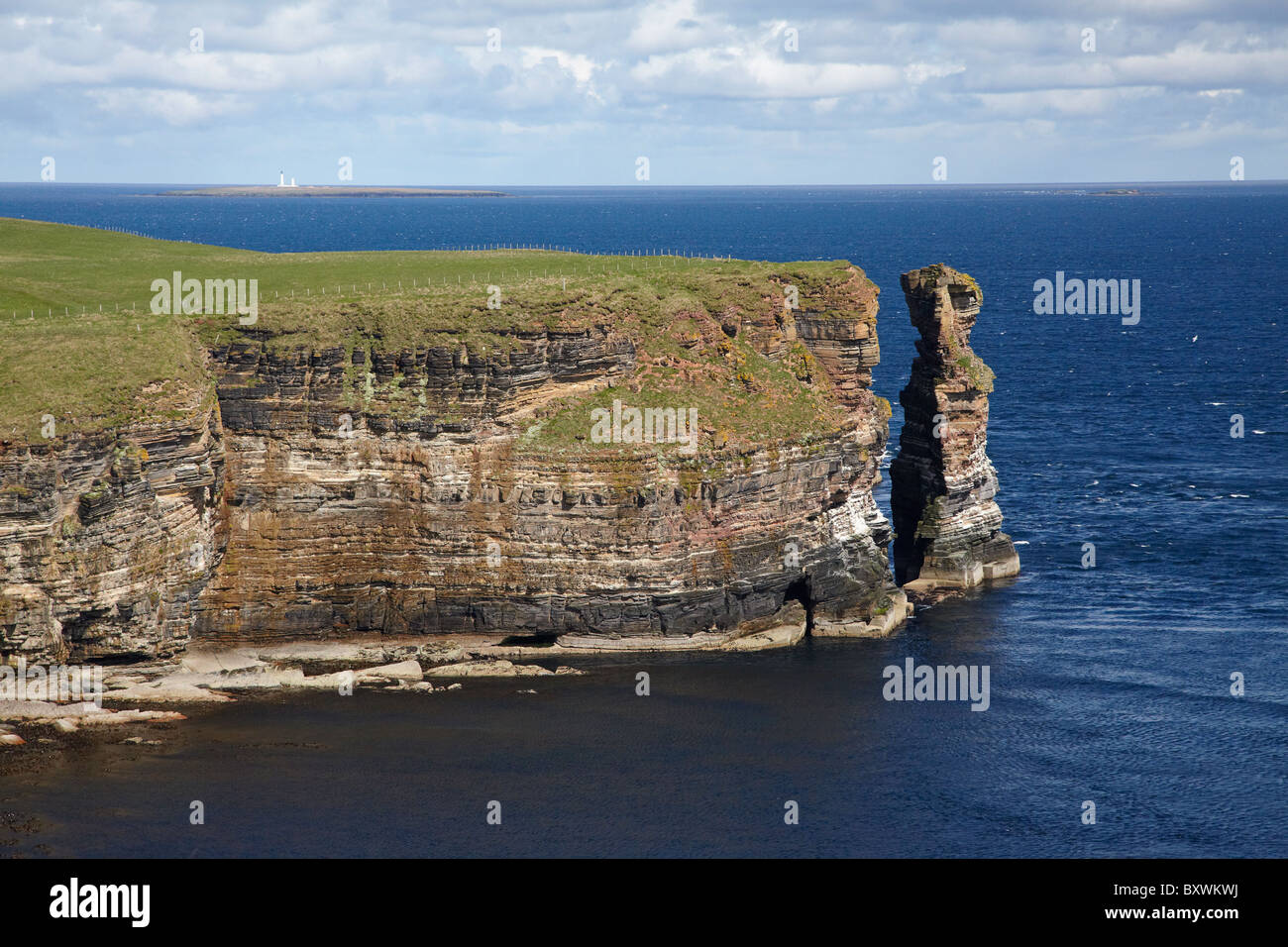 The Knee, Duncansby Head, John O'Groats, Caithness, Highlands, Scotland, United Kingdom Stock Photo