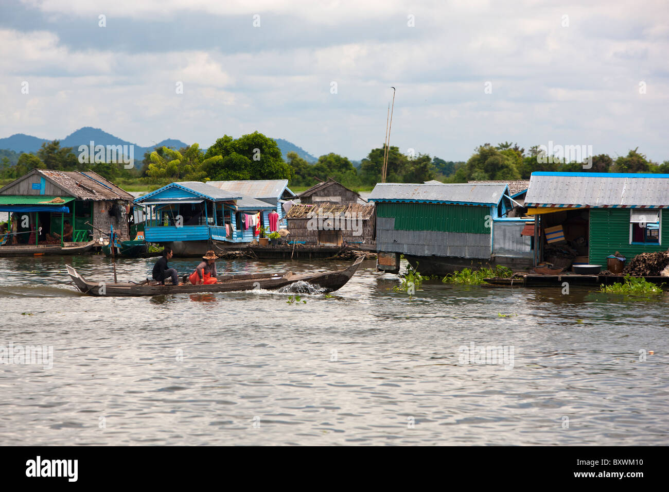 Tonle Sap River, Cambodia, Asia Stock Photo - Alamy