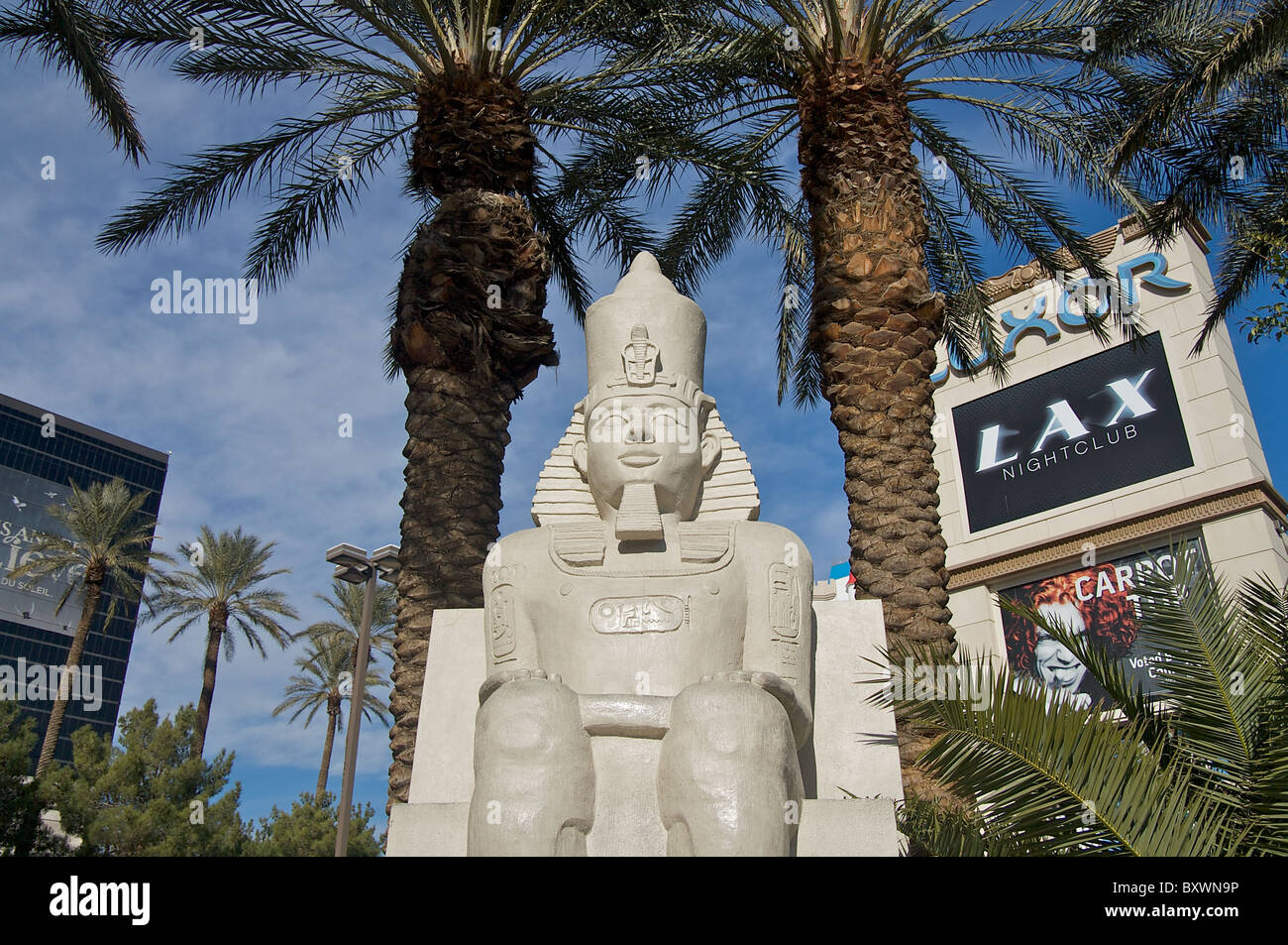 Egyptian statue luxor las vegas hi-res stock photography and