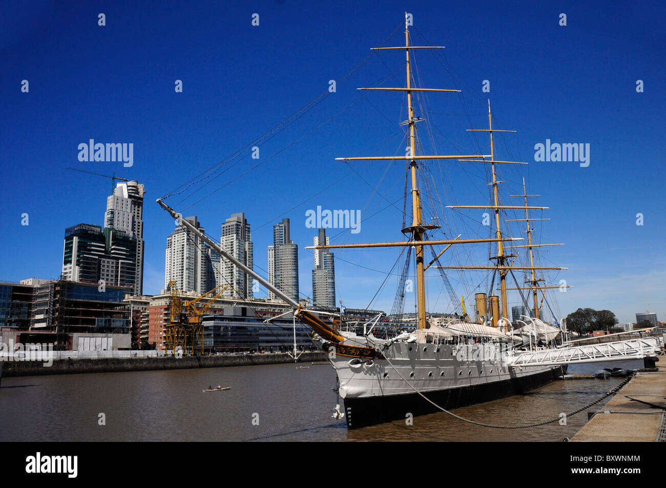 Frigate Sarmiento, ship museum in Puerto Madero, Buenos Aires, Argentina, South America Stock Photo