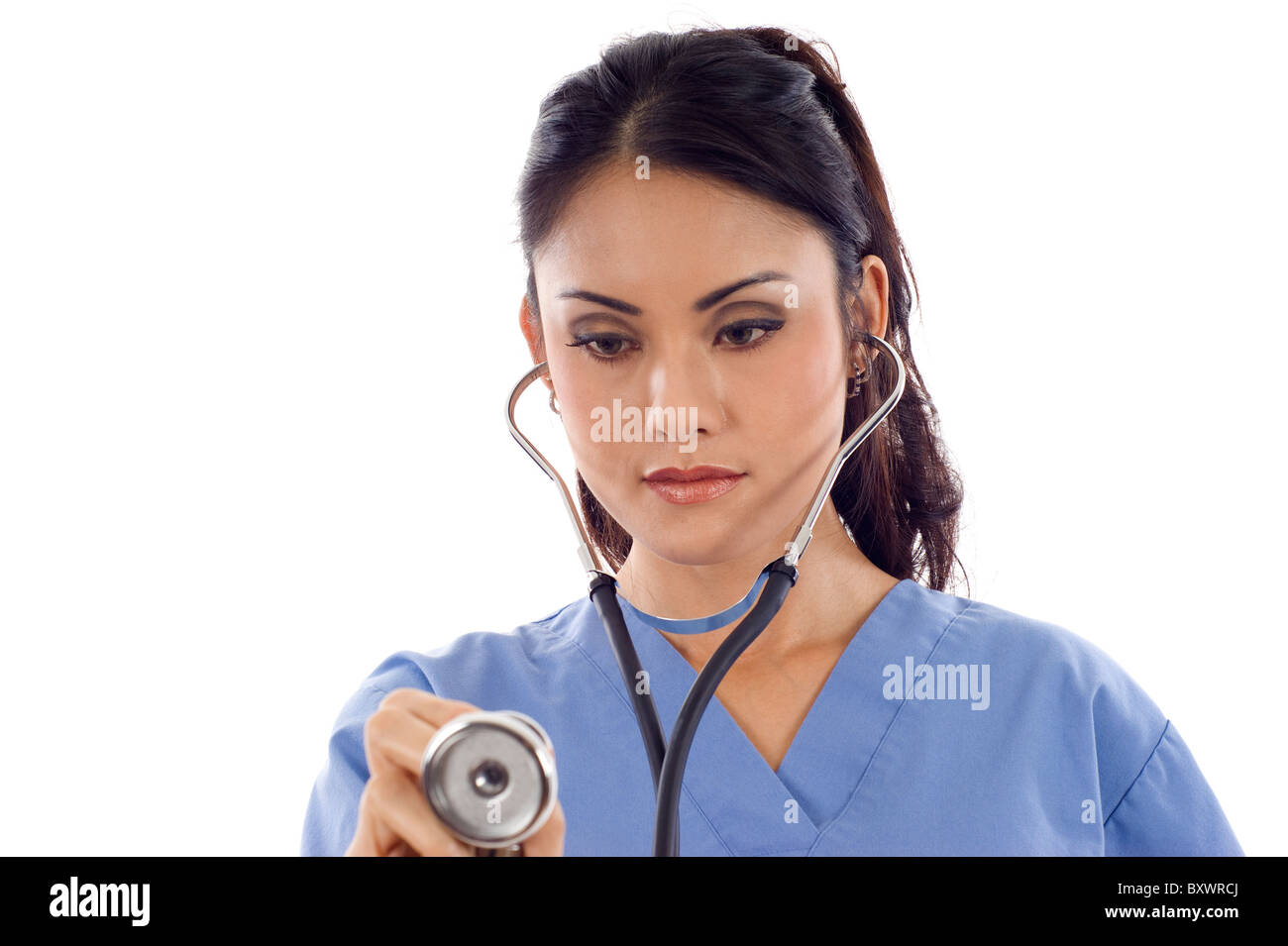 Beautiful asian nurse hi-res stock photography and images - Alamy