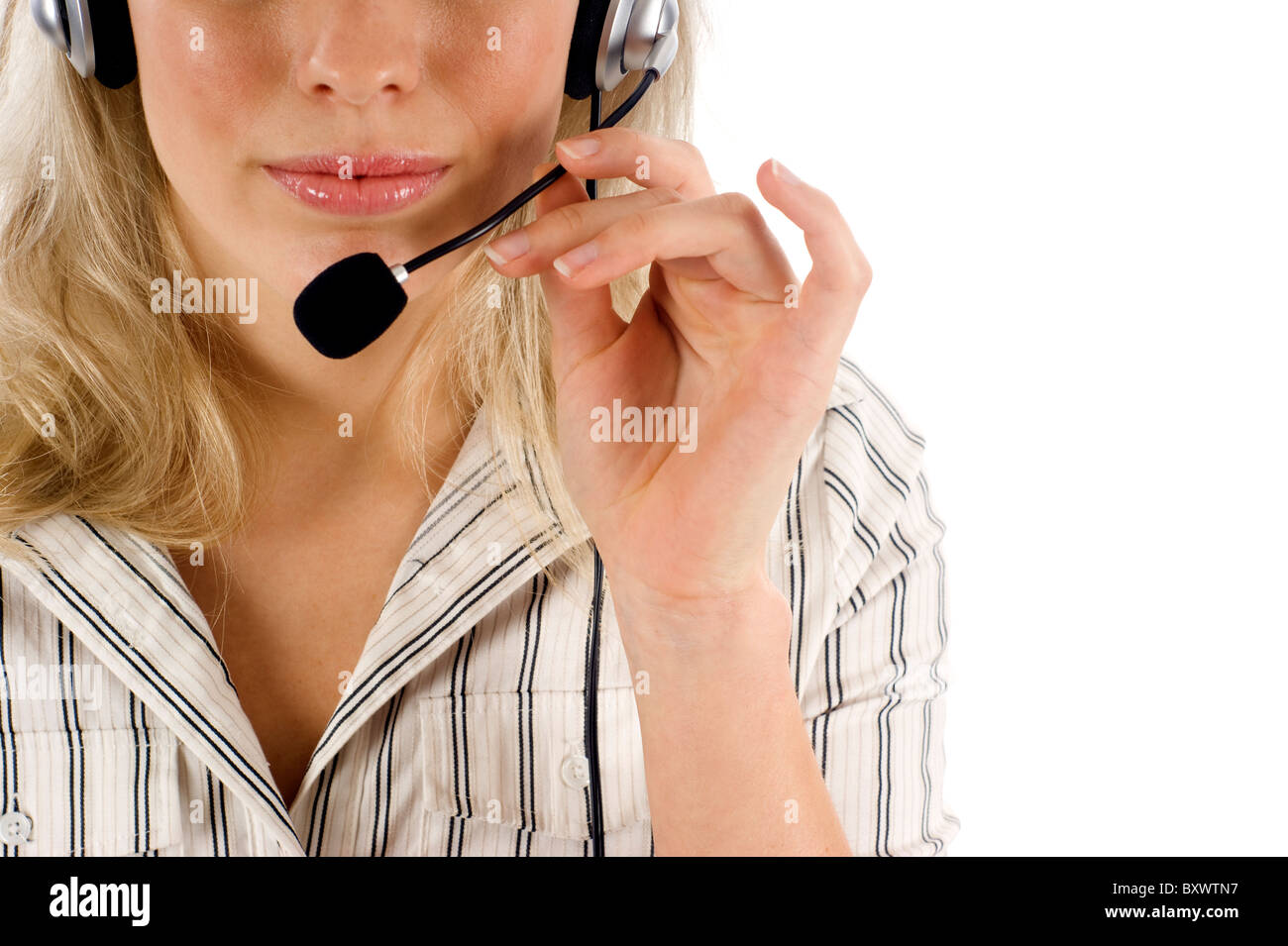 Customer Service Operator Stock Photo - Alamy