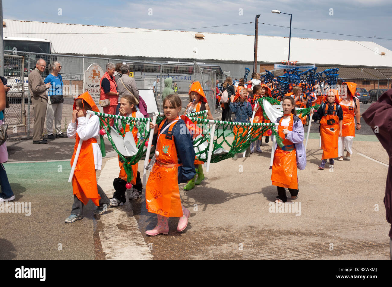 Parade in the Whitstable Oyster Festival Stock Photo Alamy