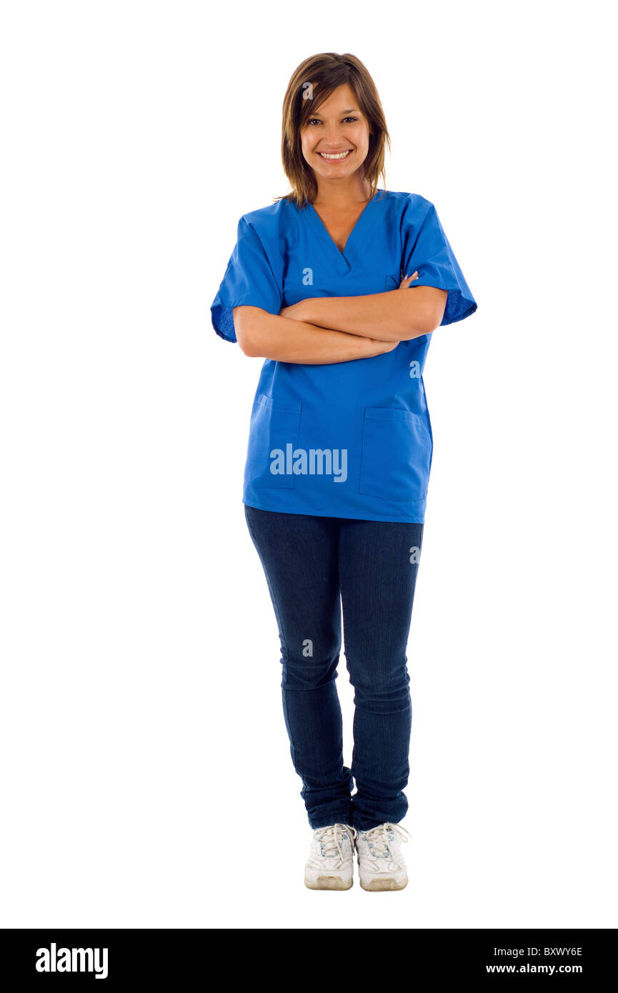 Full body woman doctor hi-res stock photography and images - Alamy