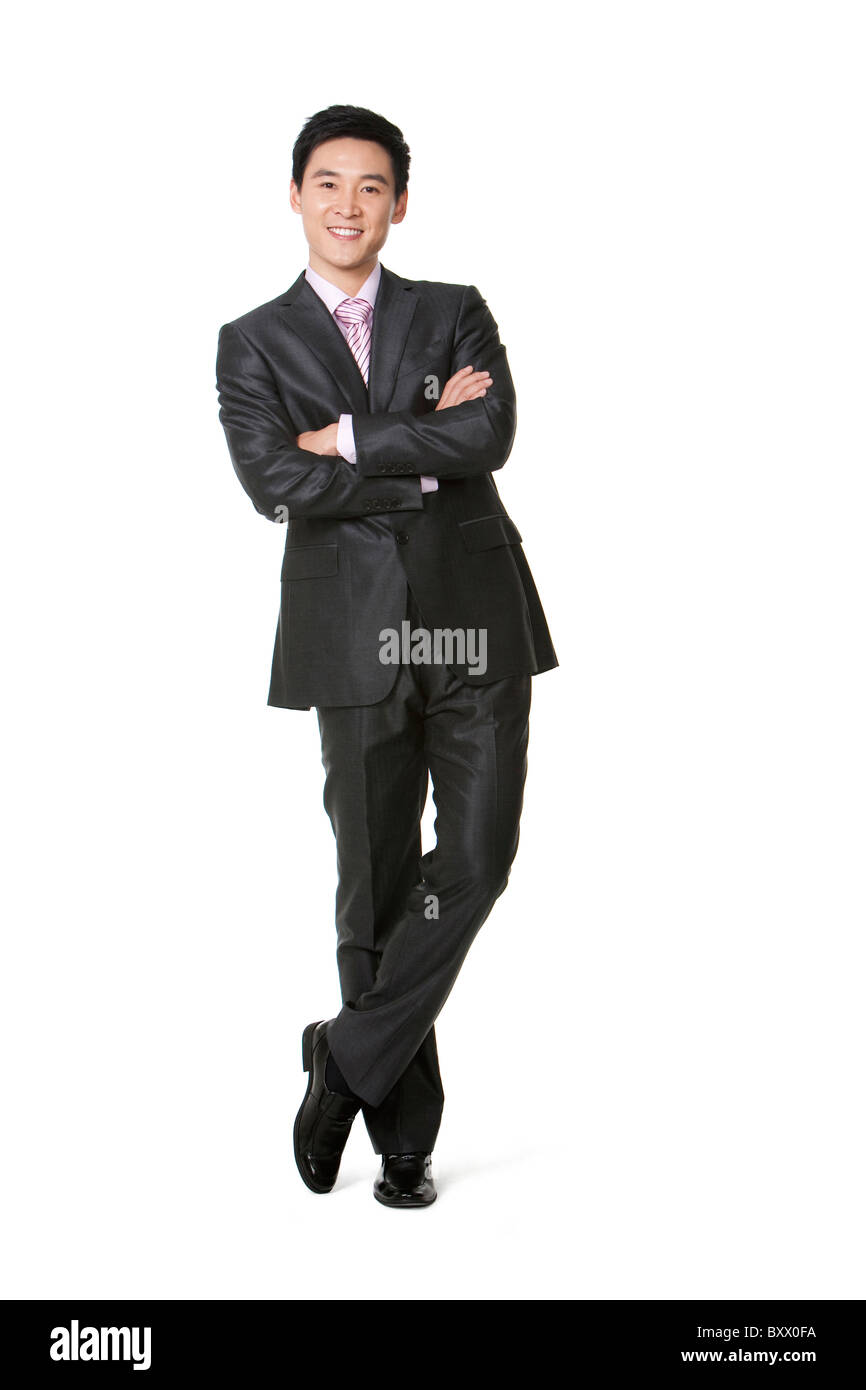 Legs crossed standing Cut Out Stock Images & Pictures Alamy
