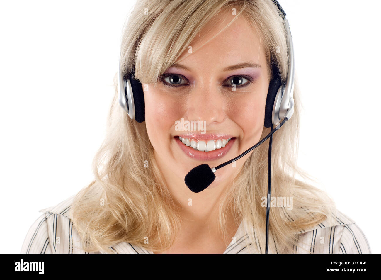 Customer Service Operator Stock Photo - Alamy