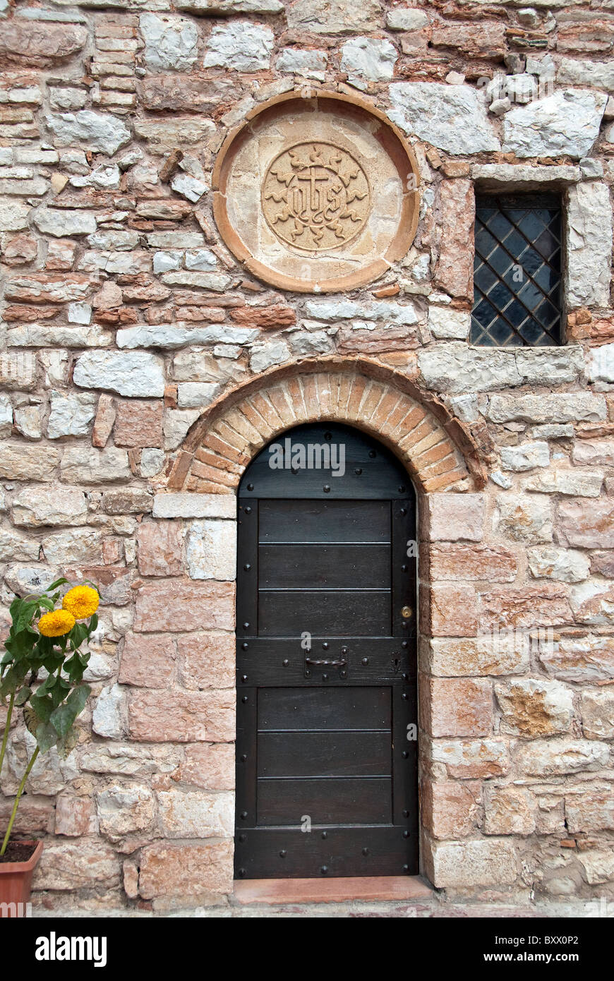 Convento Eremo delle Carceri in Assisi, Umbria Italy Stock Photo