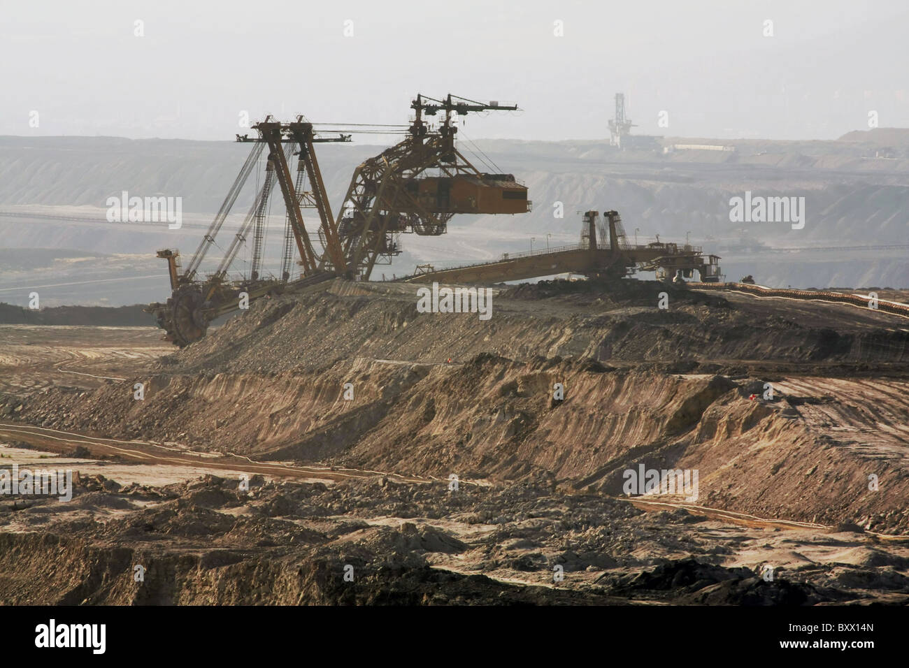 coal mining Stock Photo