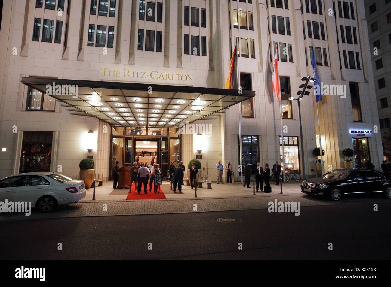 The Ritz-Carlton Hotel at Potsdamer Platz in Berlin Stock Photo