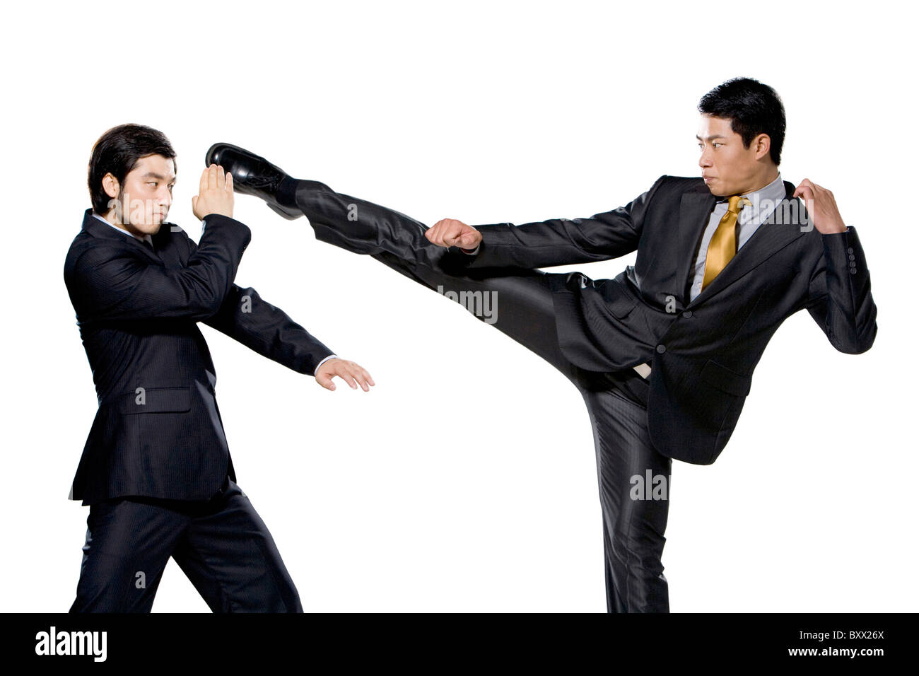 Businessmen Fighting - Stock Photo - Masterfile - Premium Royalty-Free,  Artist: Jerzyworks, Code: 600-02201109