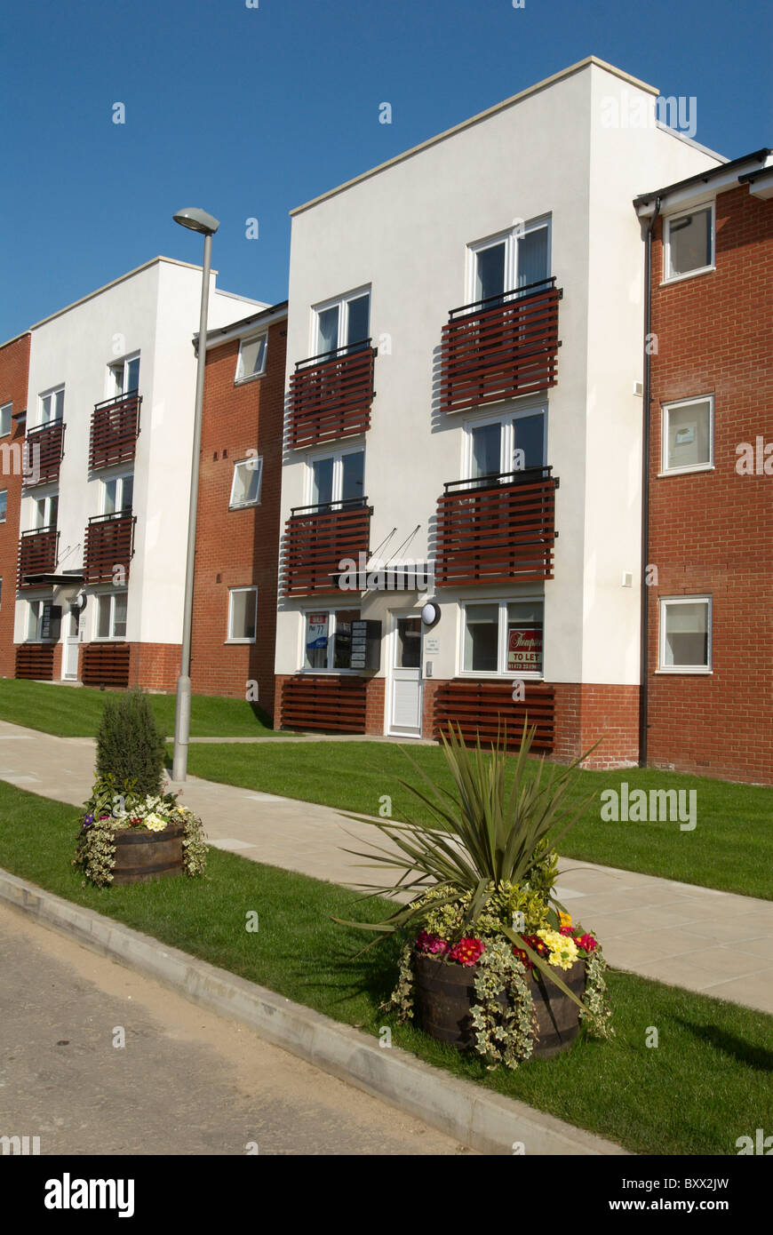 Modus housing development Ipswich UK Stock Photo - Alamy