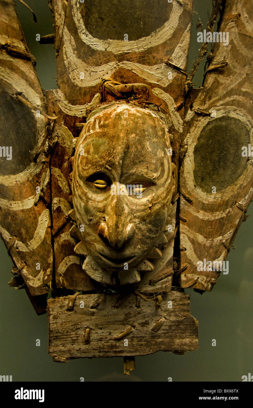 Sepik Papua New Guinea Indonesia Mask Museum Stock Photo