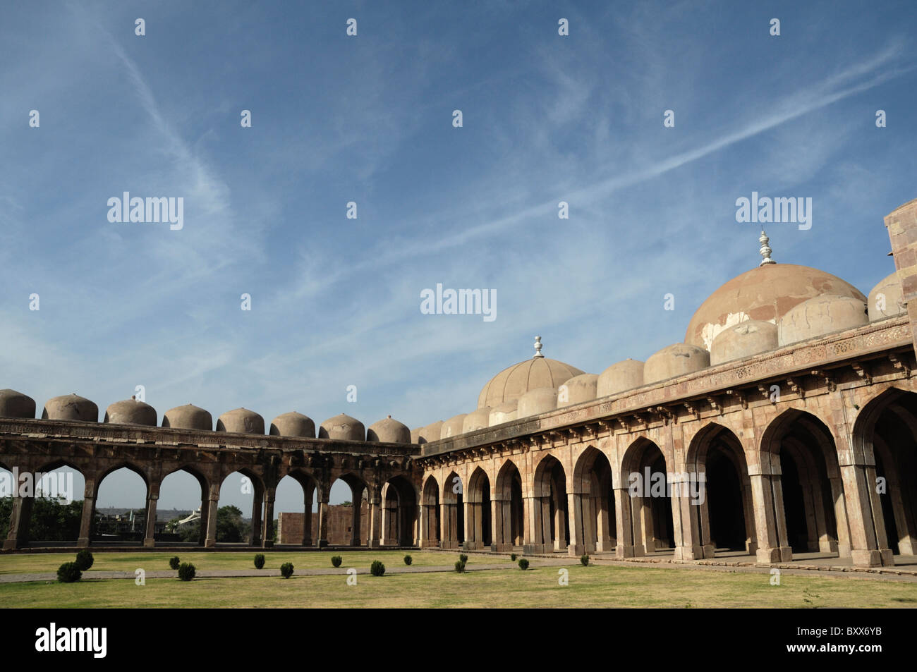 Ancient Islamic architecture at Mandu in Madhya Pradesh, India. Stock Photo