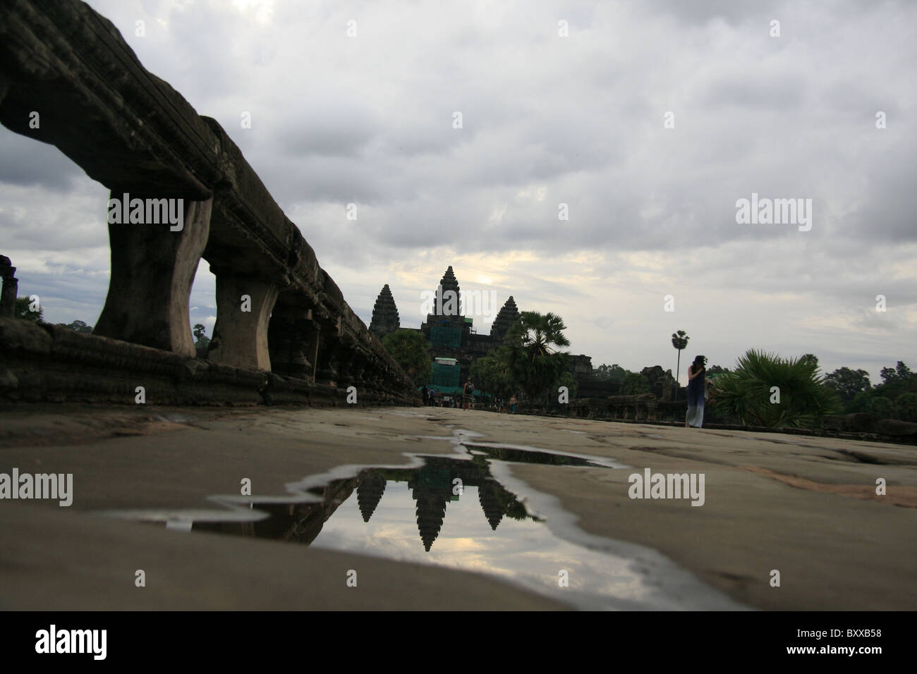 Angkor Wat, the world´s largest religious building at dawn, Cambodia