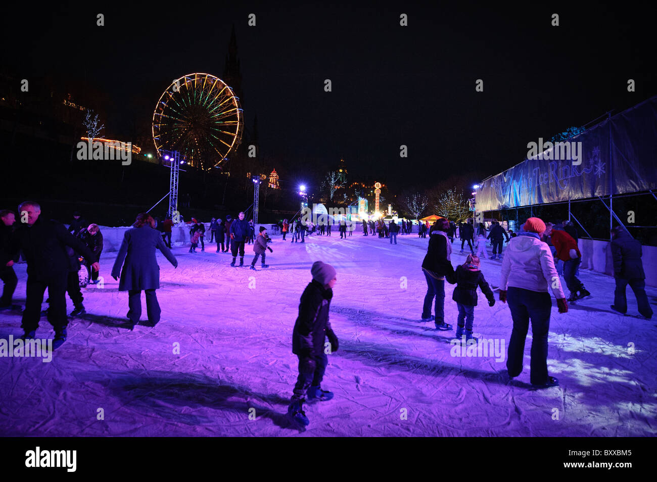 Edinburgh ice skating christmas hires stock photography and images Alamy