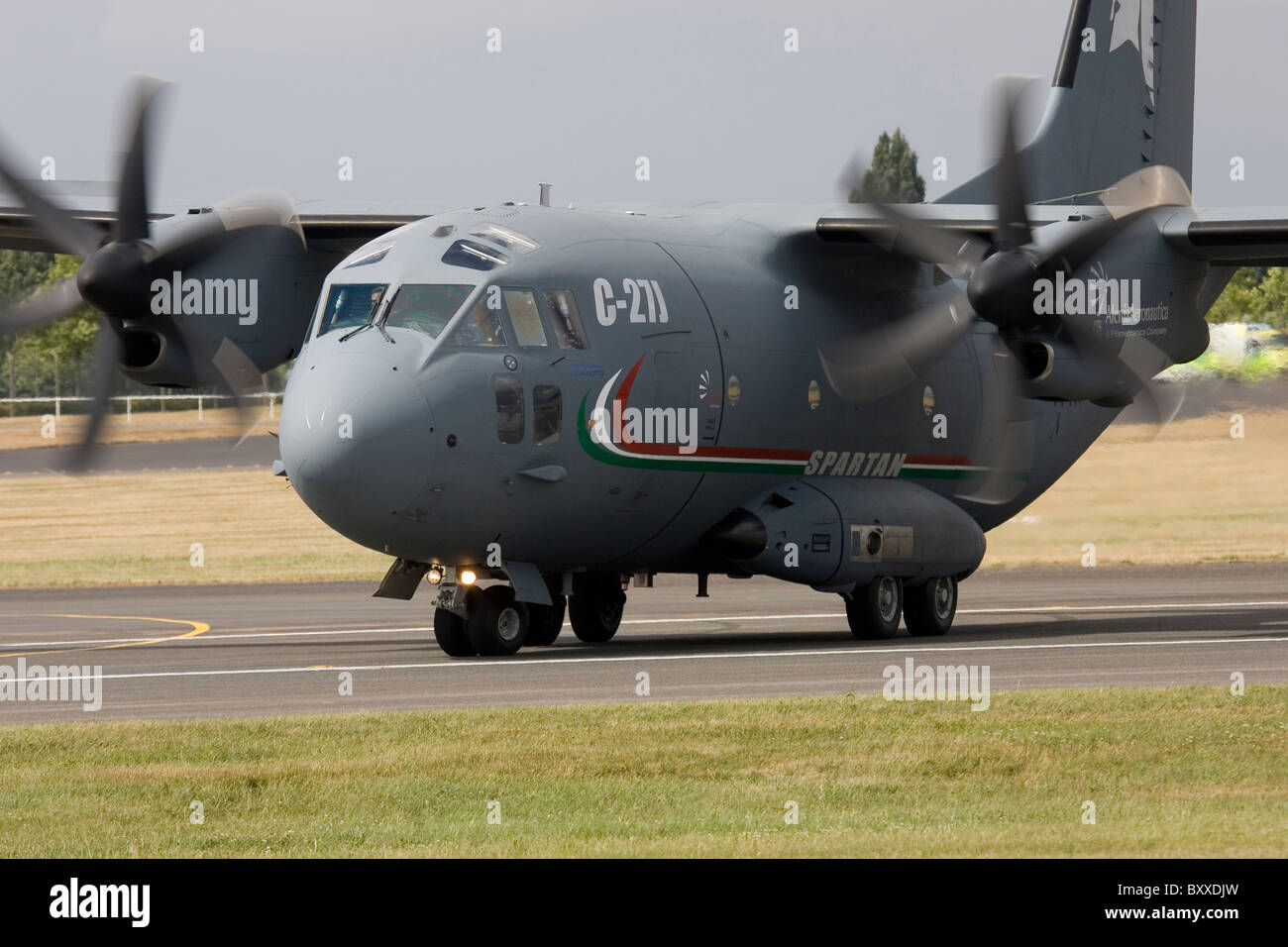 Farnborough International Airshow 2010 Alenia C-27J Spartan Stock Photo