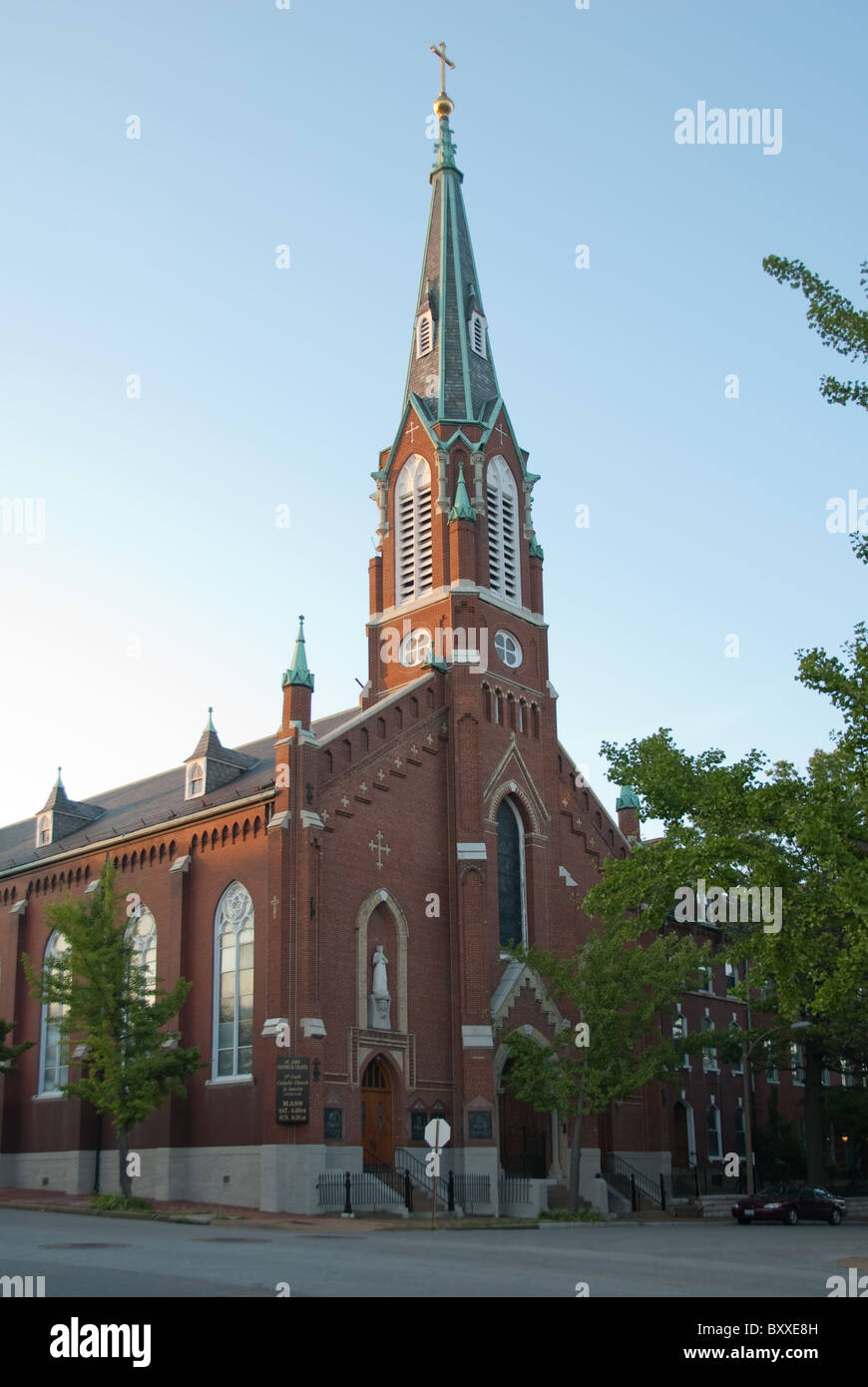 St John Nepomuk Chapel; 1st Czech Catholic Church in America Stock Photo