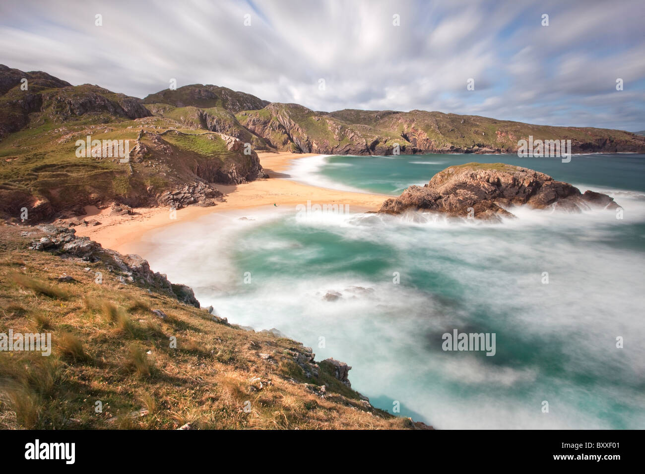 Boyeeghter Bay, Rosguill Peninsula, Donegal. Stock Photo