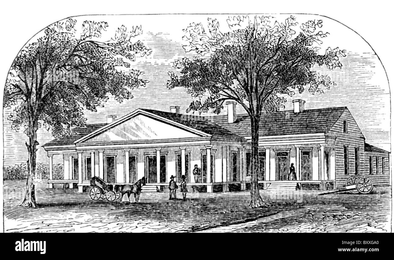 Jefferson Davis (house here) was the president of the Confederacy from