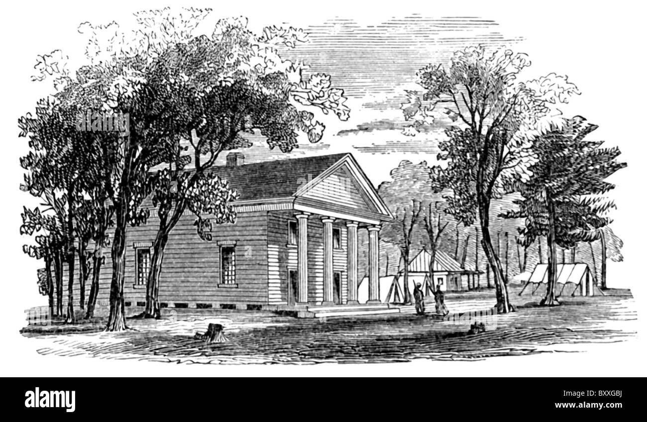 A severe battle during Seen Days battles  took place at Glendale, near Willis's Church (pictured here). Stock Photo