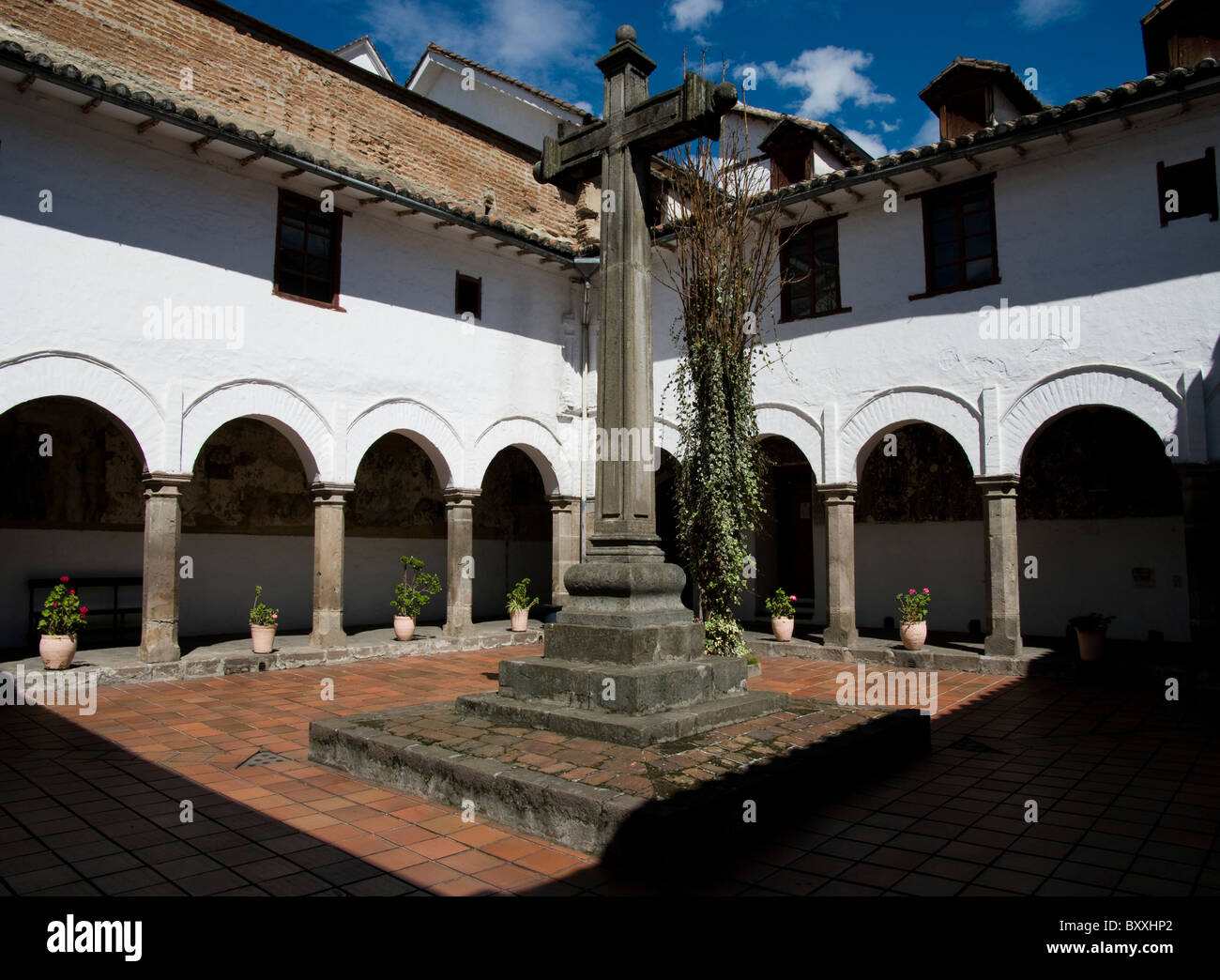 Ecuador. Quito city. Church and convent of San Diego. Stock Photo