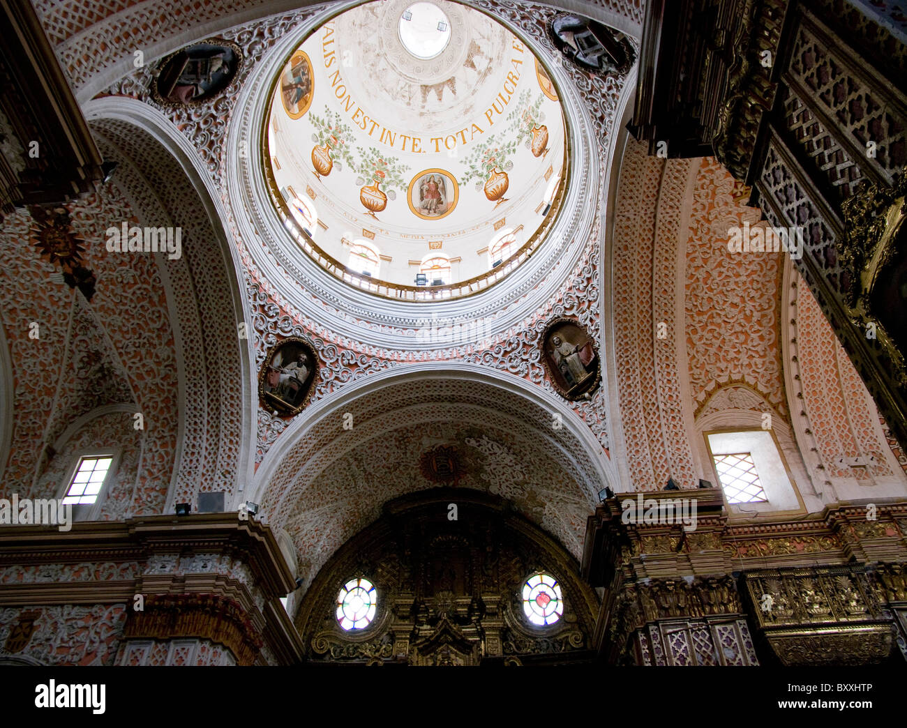 Ecuador. Quito city. Church of La Merced. Stock Photo