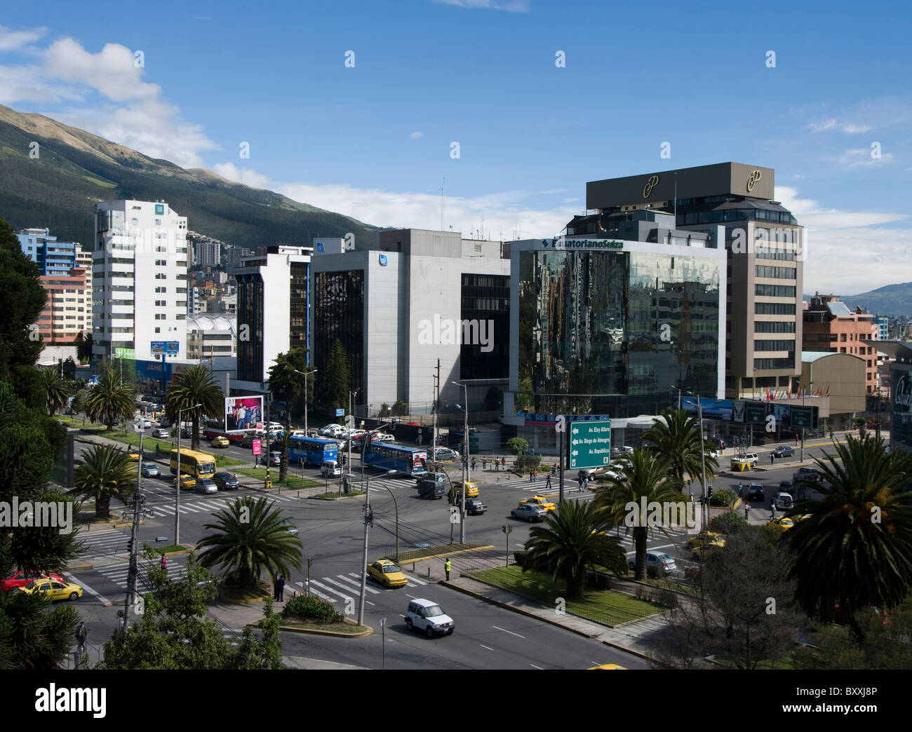 Ecuador. Quito. Financial District. Stock Photo