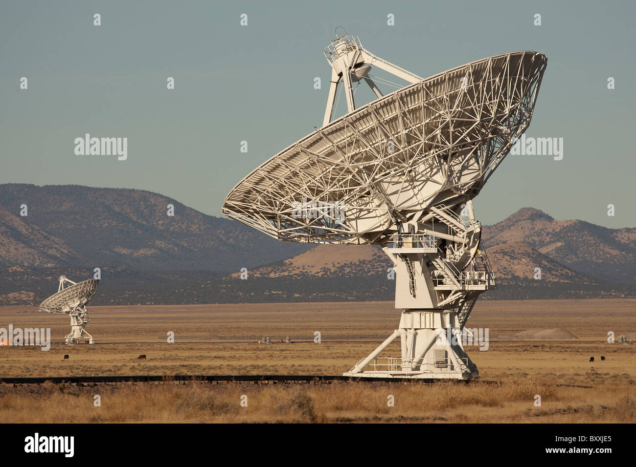 The Very Large Array Radio Telescope, New Mexico, USA Stock Photo