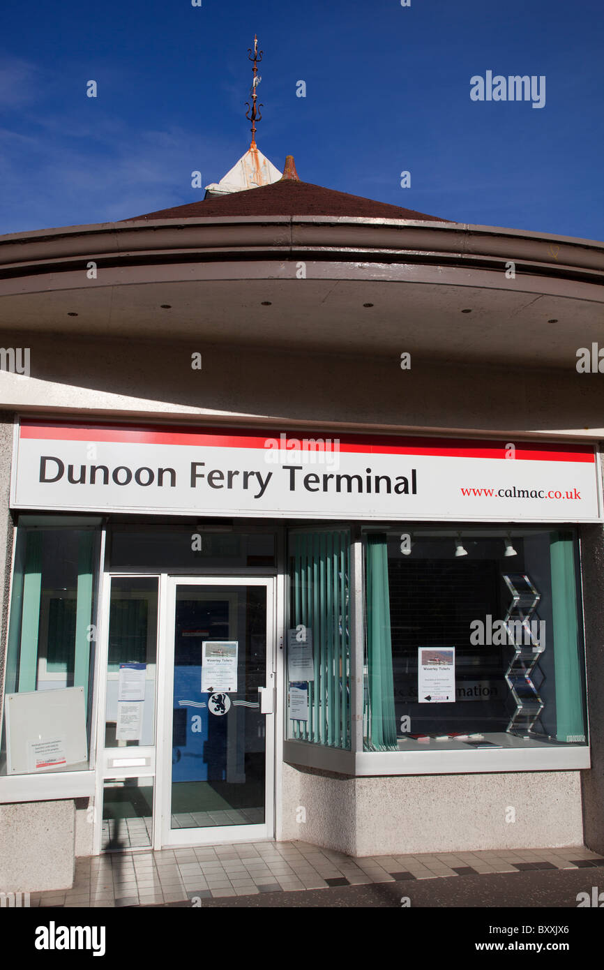 Dunoon Ferry Terminal Scotland Stock Photo