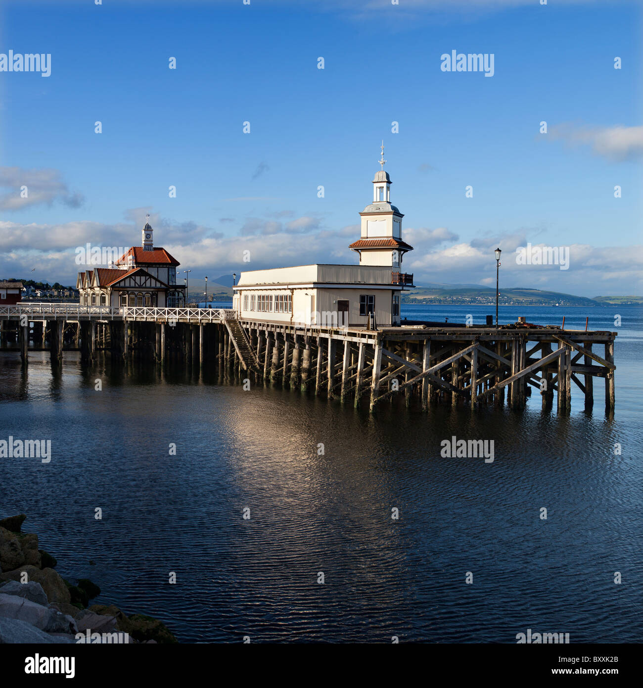Pier at Dunoon Scotland Stock Photo