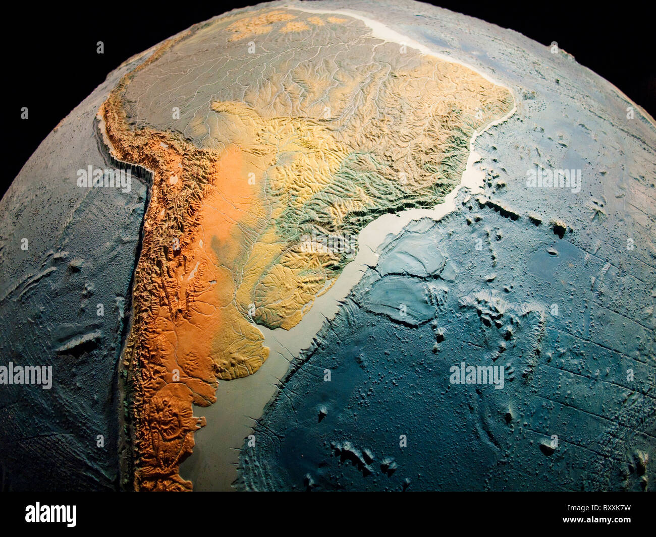 Planet Earth Model, Boston Science Museum, USA Stock Photo