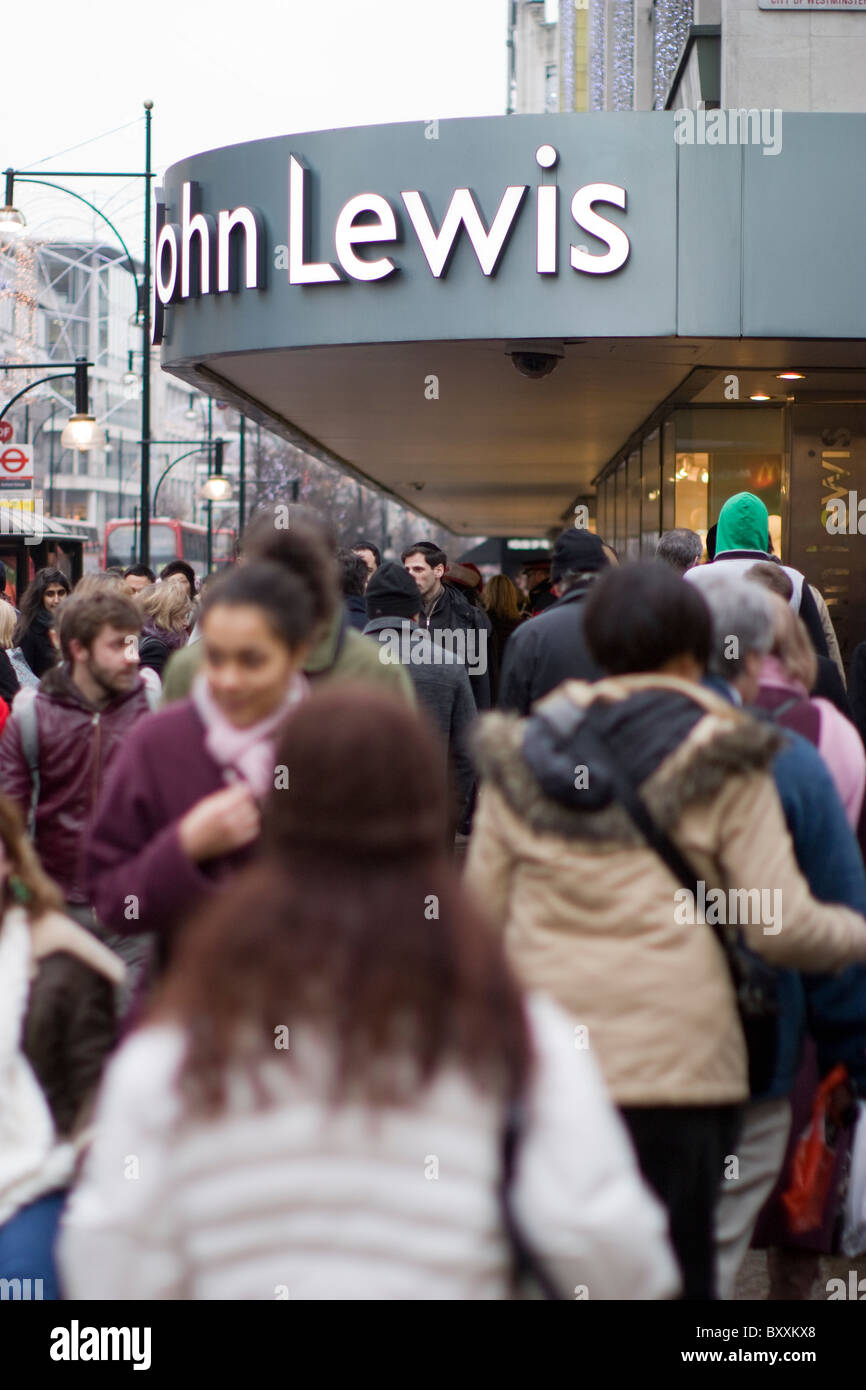 John Lewis store oxford street, london Stock Photo Alamy