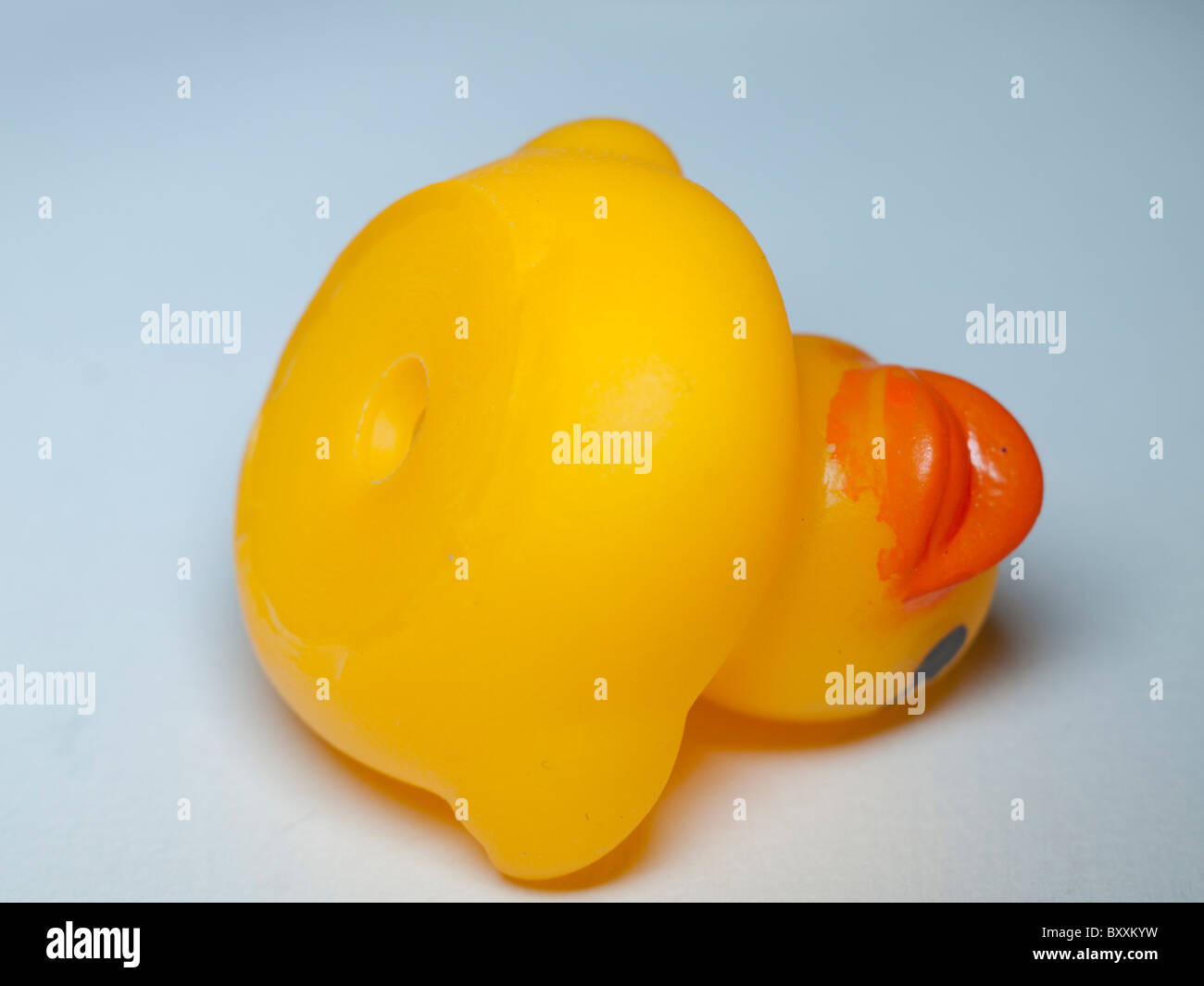 Toxic rubber toy made from PVC which contains some chemical Stock Photo