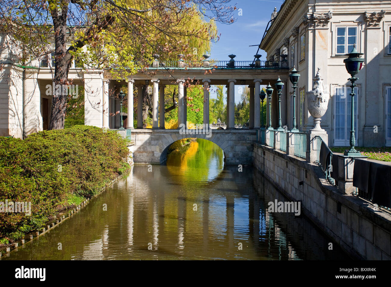 The Lazienki („Baths”), Palace on the Water, Warsaw, Poland Stock Photo ...