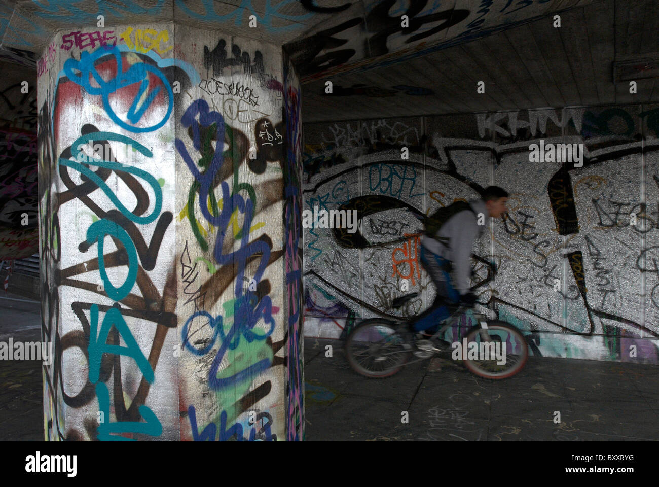 South Bank London Stock Photo